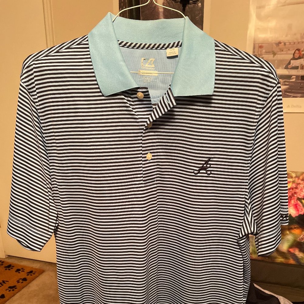 Atlanta Braves Cutter & Buck Polo Large